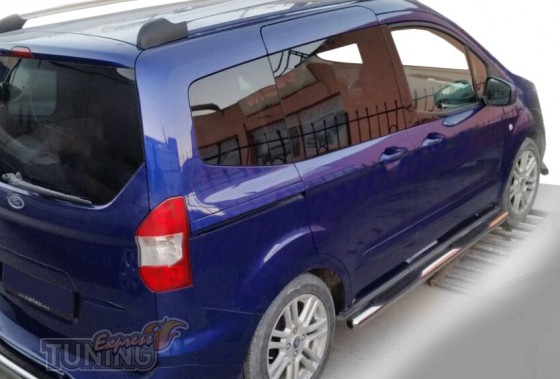 Пороги трубами Ford Courier 2 поколение