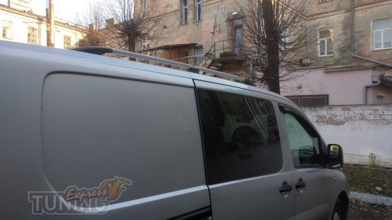 Установка дуг на крышу Peugeot Expert 2 фото