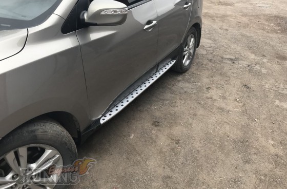 Боковые пороги для Hyundai ix35 оригинальные