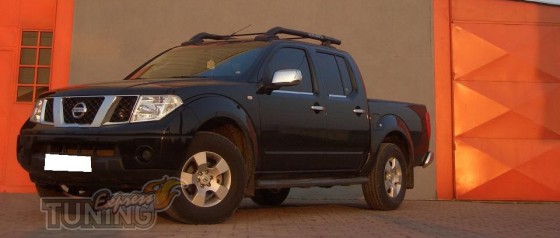 Рейлинги на крышу для NIssan Navara D40 фото