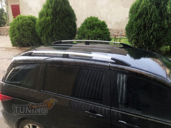 Установка продольных рейлингов на Mazda 5 CW фото