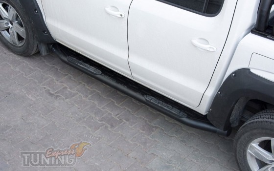 Пороги Isuzu D-Max оригинал черные 