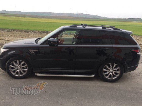 Алюминиевые рейлинги на Range Rover Sport 2 установка
