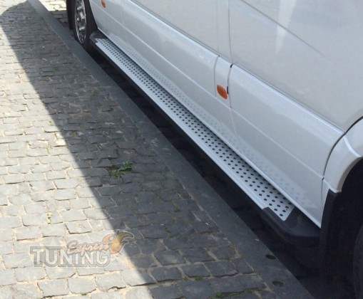 Подножки на Mercedes Sprinter W910 оригинал Allmond