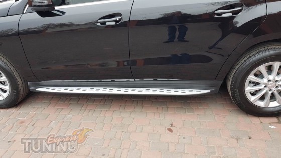 Оригинальные пороги Mercedes GL X166
