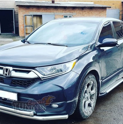 Защита переднего бампера Honda Cr-V 5 поколения