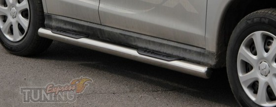Пороги трубами на Mitsubishi Eclipse Cross