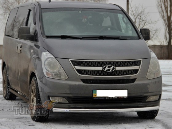 Защитная дуга переднего бампера Hyundai H1 фото