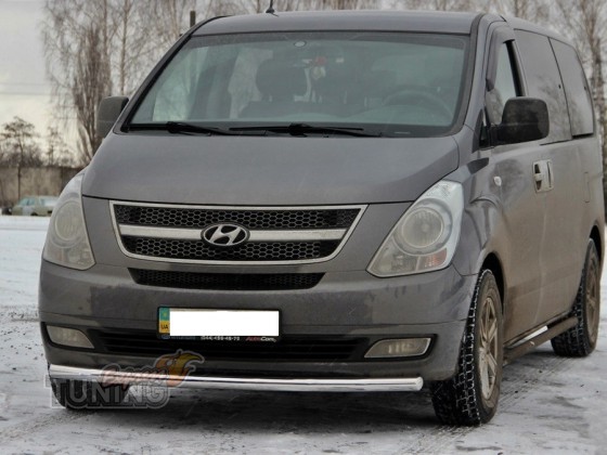 Защита переднего бампера Hyundai H1 2 поколения