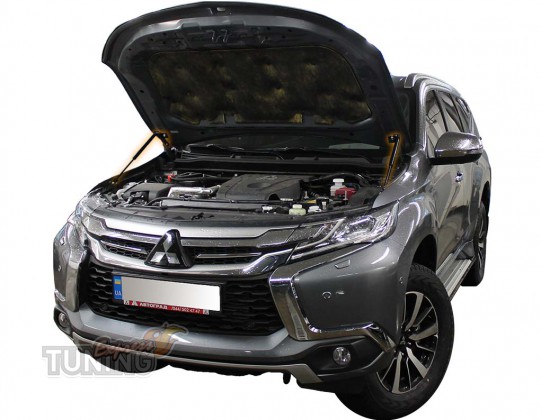 Газовый упор капота Mitsubishi L200 5 фото комплект