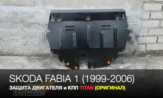 Защита двигателя Шкода Фабия 1