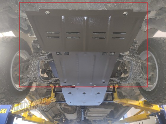 Защита картера Toyota Hiace 4 полный привод 1996-2012 и под ради