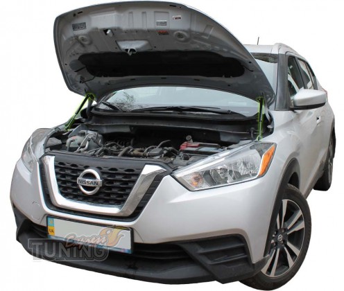 Газовый упор капот Nissan Kicks амортизаторы фото