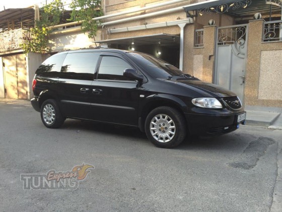 Дефлекторы окон Dodge Caravan 3 ветровики стекол