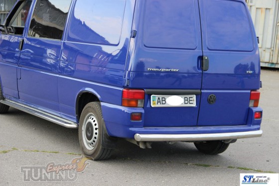 Одинарная труба на задний бампер VW Transporter T4