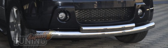 Дуга переднего бампера Volkswagen Touareg 1 двойная