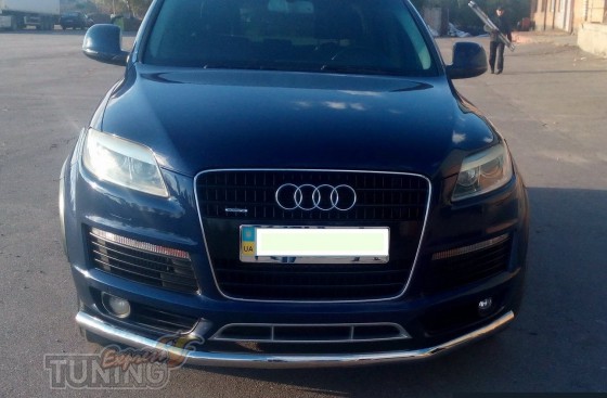 Защитная дуга бампера Audi Q7 4L фото