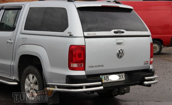Двойные углы заднего бампера Volkswagen Amarok