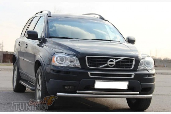 Передняя защитная дуга бампера Volvo XC90 1 2003-2014