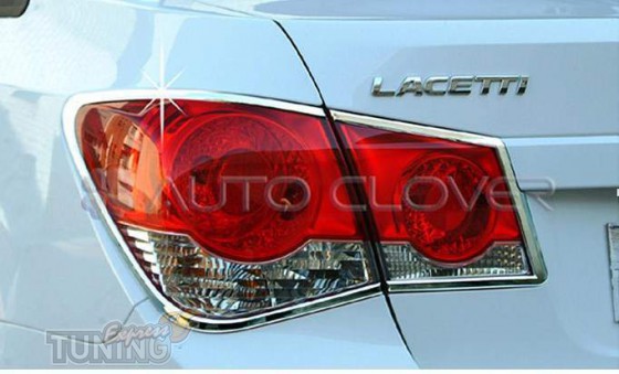 Хром накладки на стопы Chevrolet Cruze Фото