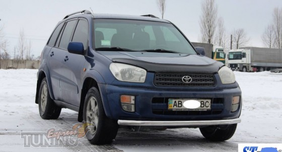 Защита на передний бампер Toyota Rav4 2 одинарная