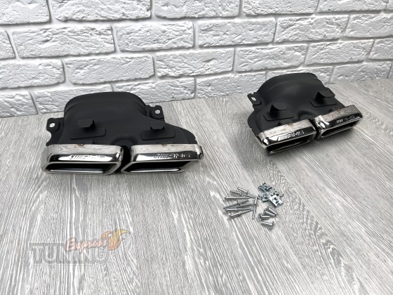 Купить насадки на глушитель Mercedes W205 оригинал 