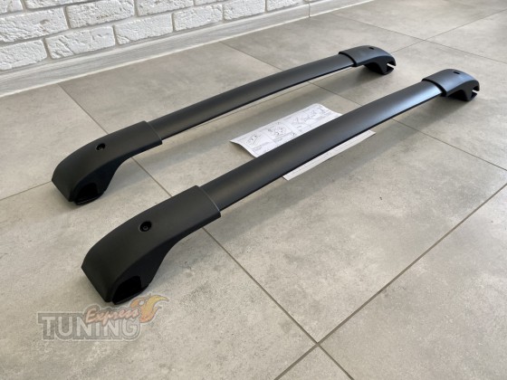 Поперечины на рейлинги Subaru Forester 4 фото
