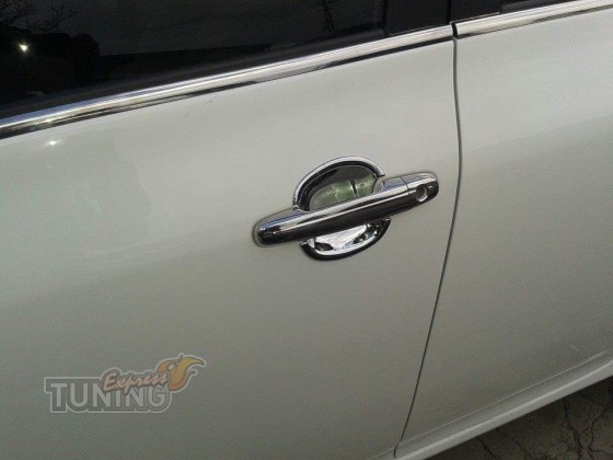 Хром накладки под ручки Toyota Corolla E150 фото