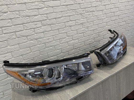 Передняя оптика для Toyota Highlander 3 фото