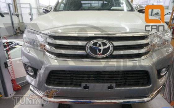 Одинарная дуга переднего бампера Toyota Hilux 8