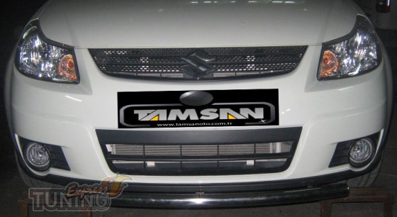 Одинарная труба на бампер Фольксваген Suzuki SX4 с 2006-