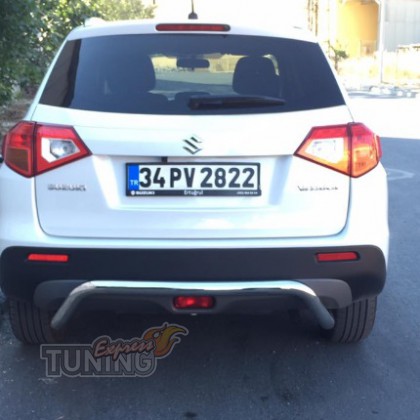 Одинарная труба на задний бампер Suzuki Vitara 4