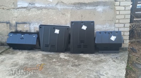 Защита двигателя Hyundai Galloper металлическая 