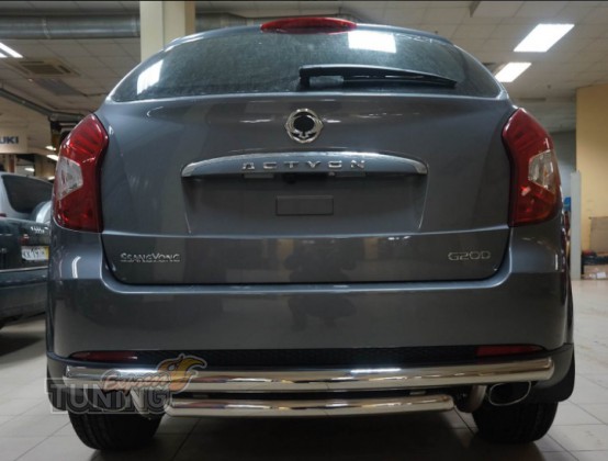 Двойная дуга заднего бампера Ssang Yong Korando