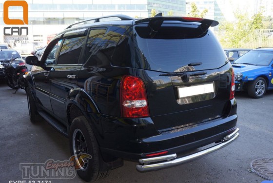 Дуга заднего бампера с углами Ssang Yong Rexton W