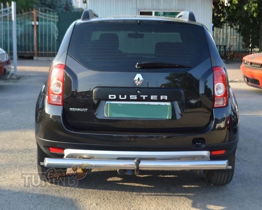Одинарная дуга заднего бампера на Renault Duster 1