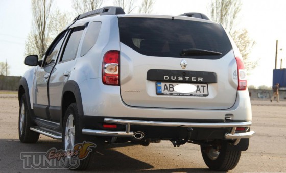 Защита заднего бампера Renault Duster с 2010- года