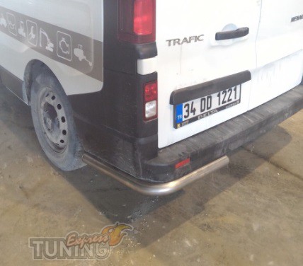 Защитные уголки заднего бампра Opel Vivaro B