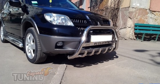 Кенгурятник на Mitsubishi Outlander 1 с 2003- года