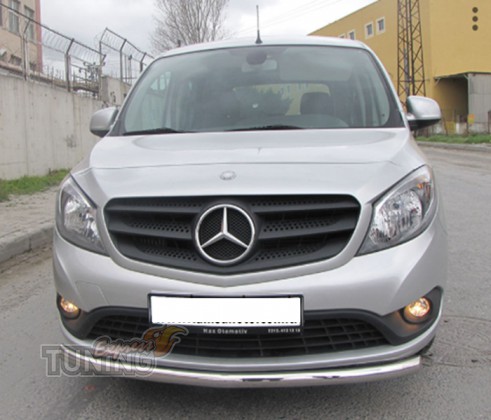 Защитная дуга переднего бампера Mercedes Citan 2012-2022 нержаве