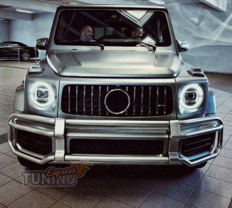 Защита на передний бампер Mercedes G-class W463
