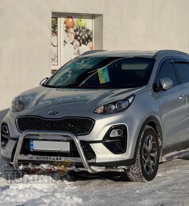 Купить кенгурятник для Kia Sportage 4 поколения защита бампера