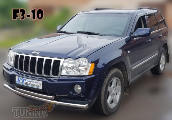 Двойная дуга переднего бампера Jeep Grand Cherokee WK