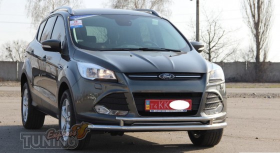 Двойная дуга переднего бампера Ford Kuga 2