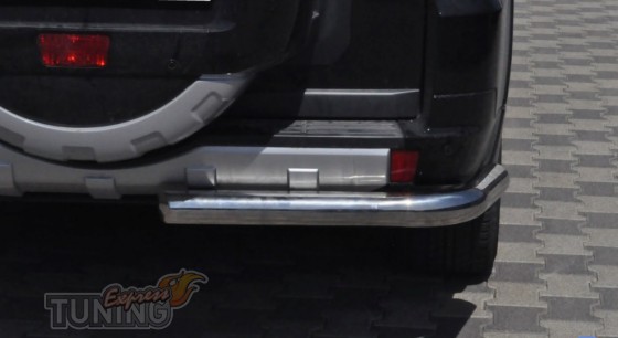 Защитные уголки заднего бампра Ford Transit 5
