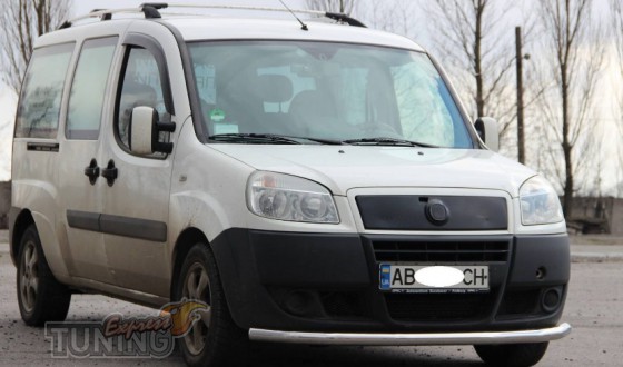 Одинарная труба переднего бампера Fiat Doblo 1