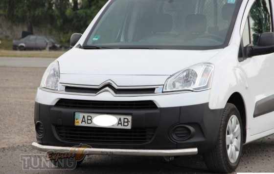 Одинарная труба переднего бампера Citroen Berlingo 2