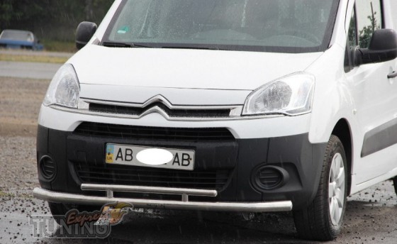 Двойная дуга переднего бампера Citroen Berlingo 2