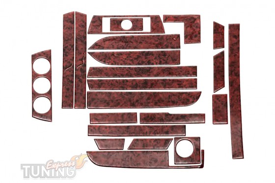 Omsa Line Декор на панель для Audi 100 C4 1991-1997 гг. под дерево - Картинка 1