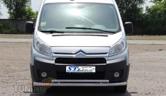 Двойная дуга переднего бампера Citroen Jumpy 2